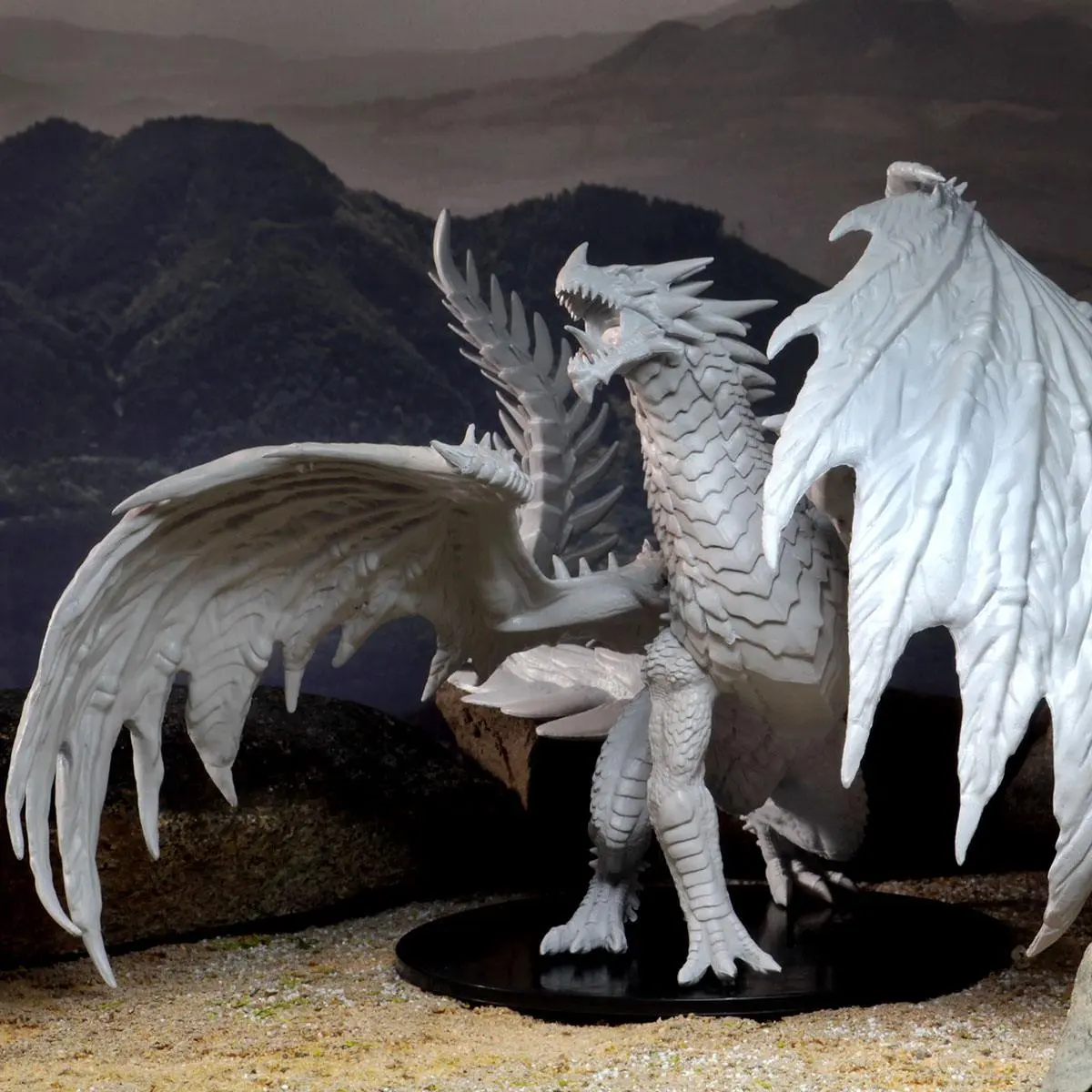 Pathfinder Battles Deep Cuts Unpainted Miniatures Gargantuan Red Dragon product photo