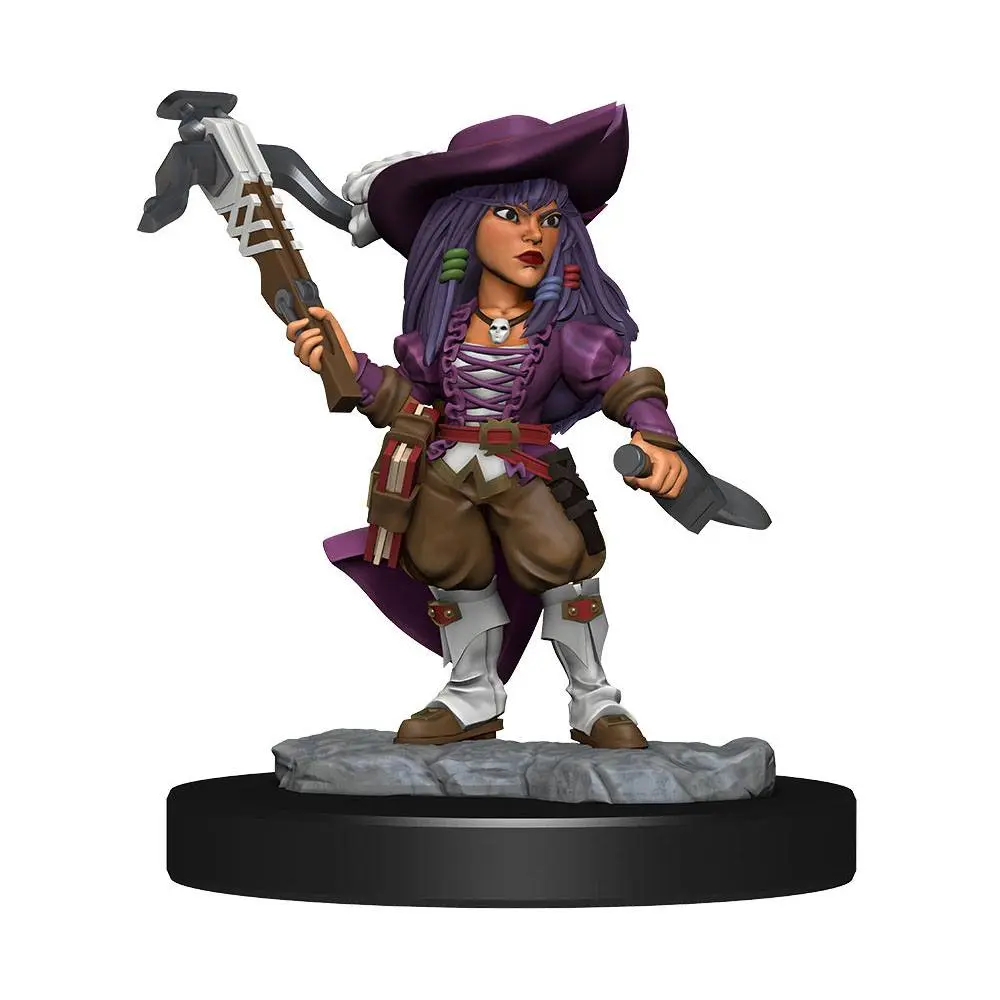 Pathfinder Battles Deep Cuts Unpainted Miniatures Gnome Bard Female Case (2) product photo