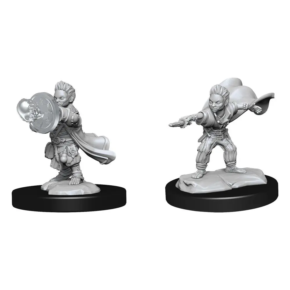 Pathfinder Battles Deep Cuts Unpainted Miniatures Halfling Wizard Male Case (6) product photo