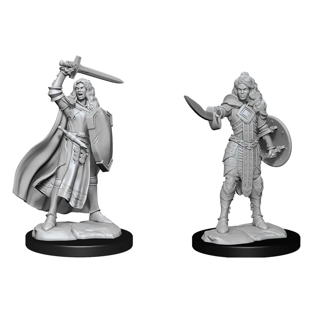 Pathfinder Battles Deep Cuts Unpainted Miniatures Human Champion Female Case (6) product photo