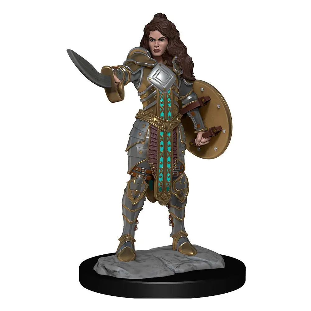 Pathfinder Battles Deep Cuts Unpainted Miniatures Human Champion Female Case (6) product photo