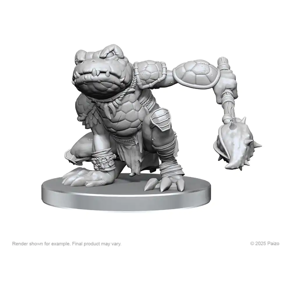 Pathfinder Deep Cuts Unpainted Miniatures Boggard Scout &amp; Castoroides product photo