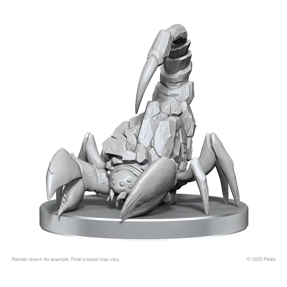 Pathfinder Deep Cuts Unpainted Miniatures Cave Scorpion &amp; Hunting Spider product photo