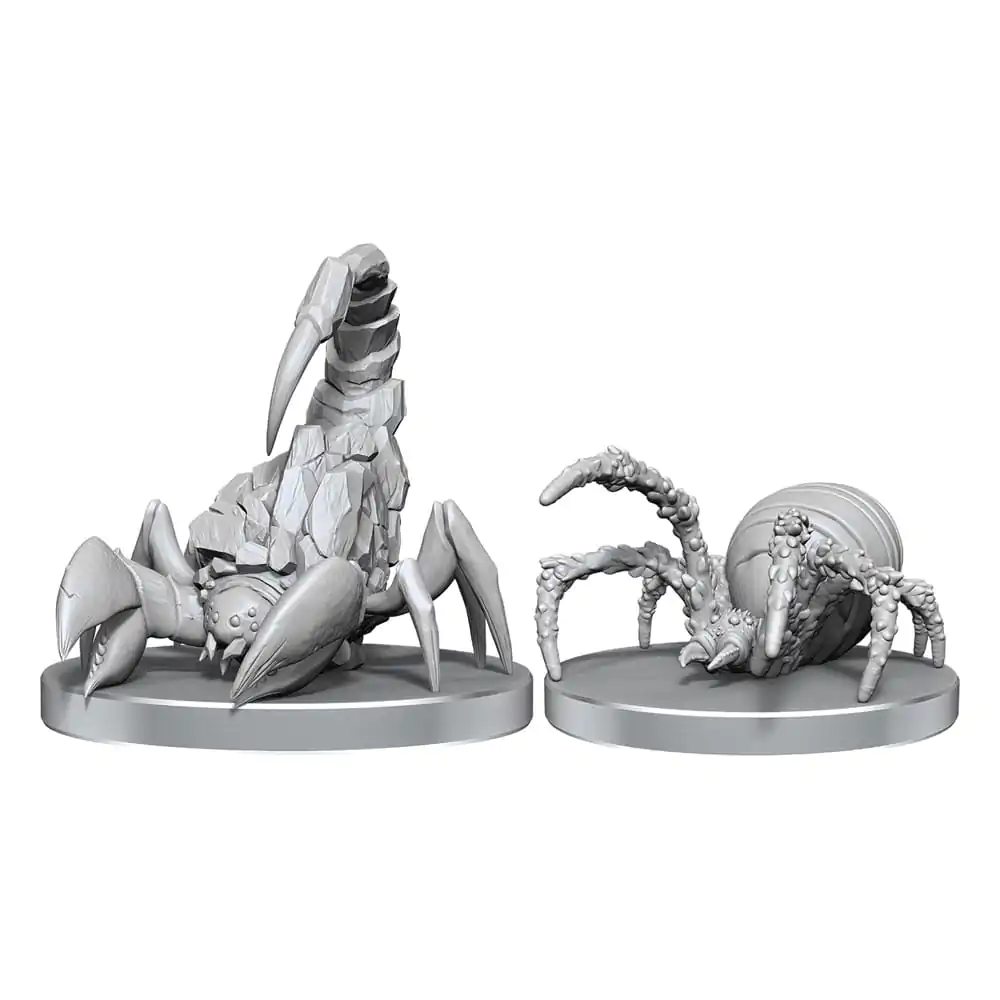 Pathfinder Deep Cuts Unpainted Miniatures Cave Scorpion &amp; Hunting Spider product photo