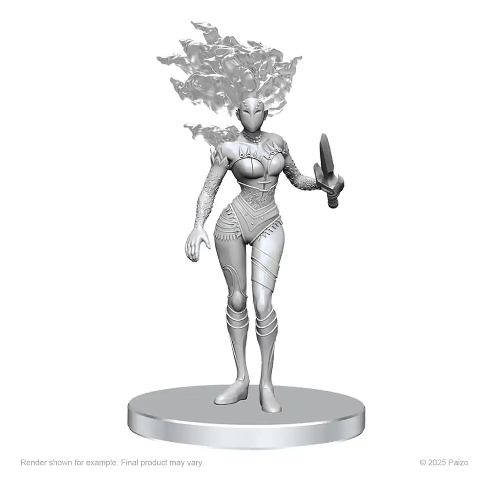 Pathfinder Deep Cuts Unpainted Miniatures Gargoyle &amp; Shae product photo