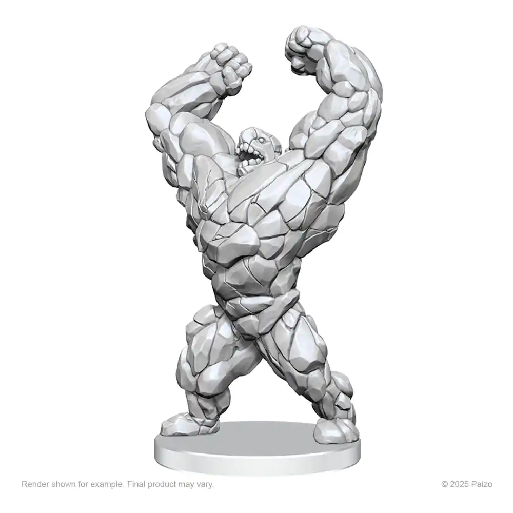 Pathfinder Deep Cuts Unpainted Miniatures Living Landslide &amp; Living Wildfire product photo