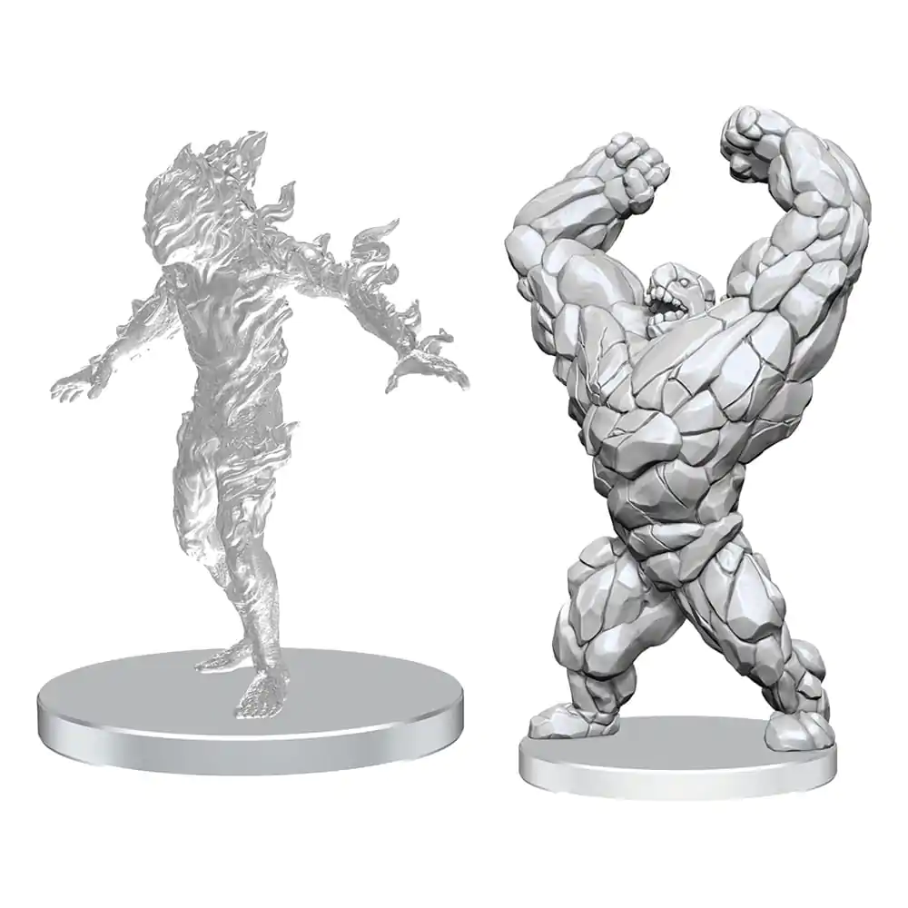 Pathfinder Deep Cuts Unpainted Miniatures Living Landslide &amp; Living Wildfire product photo