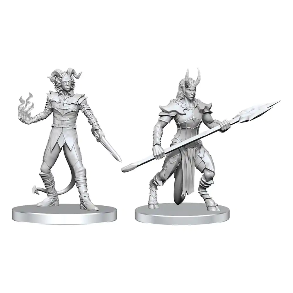 Pathfinder Deep Cuts Unpainted Miniatures Vordine (Infantry Devil) &amp; Pitborn Rogue product photo