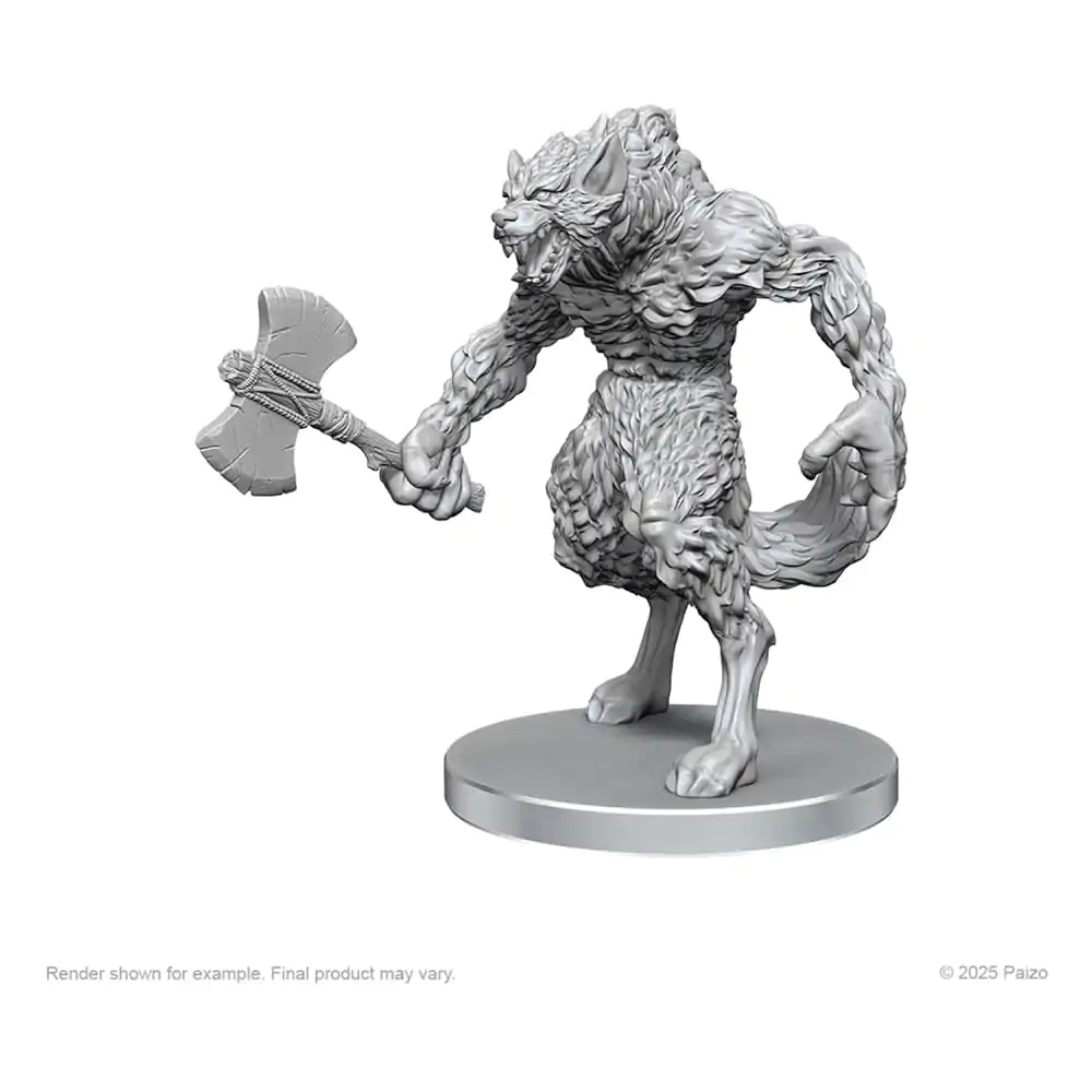 Pathfinder Deep Cuts Unpainted Miniatures Werewolf &amp; Wereboar product photo