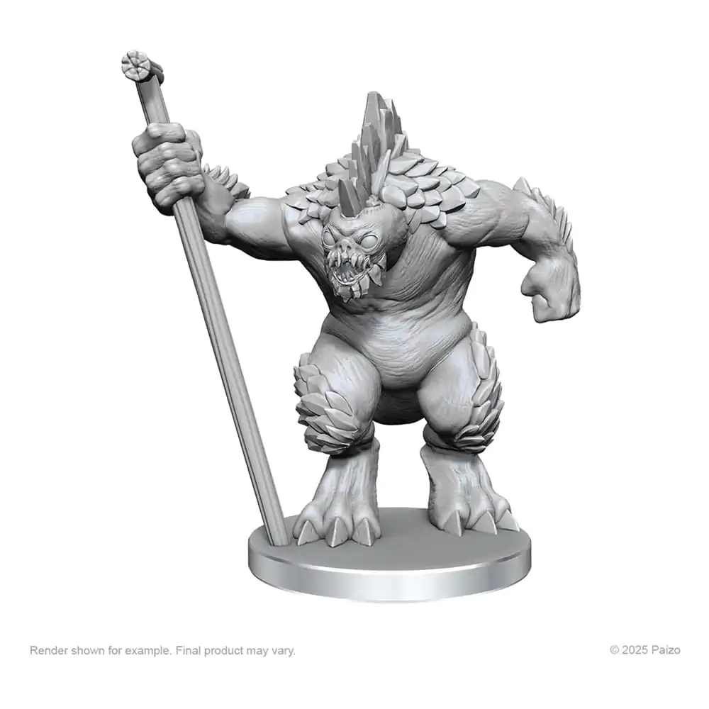 Pathfinder Deep Cuts Unpainted Miniatures Xulgath Skirmisher &amp; Stoneliege product photo
