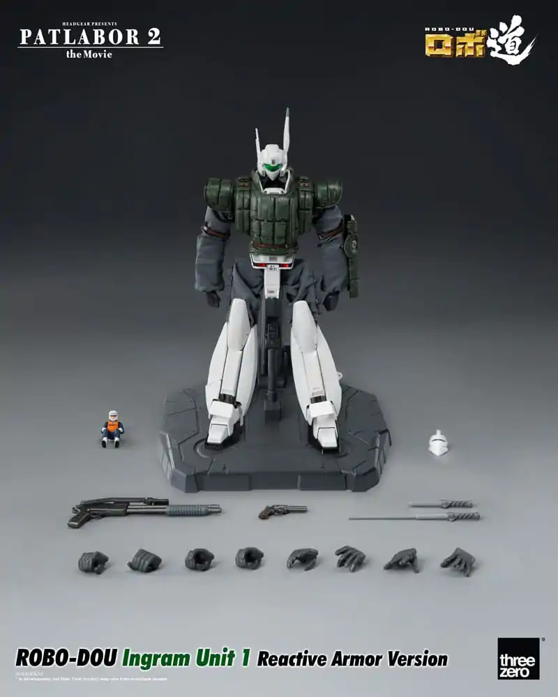 Patlabor 2: The Movie Robo-Dou Action Figure Ingram Unit 1 Reactive Armor Version 23 cm termékfotó