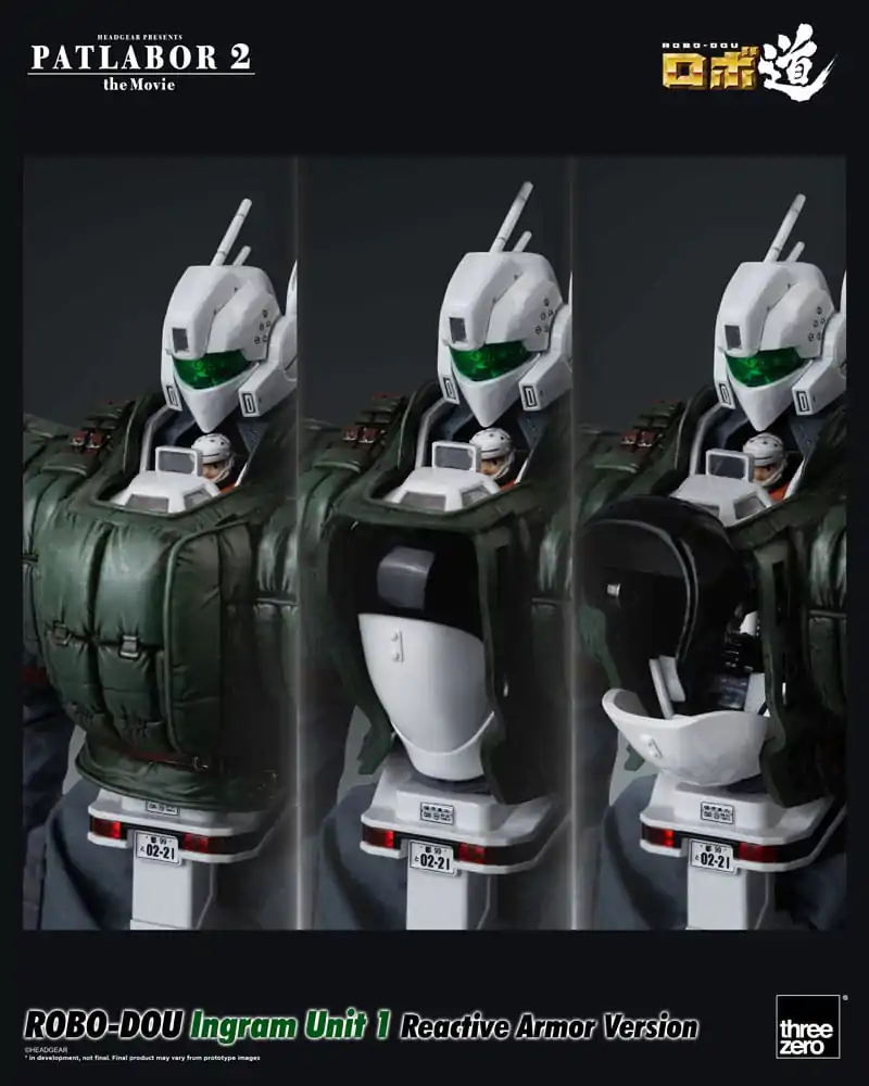 Patlabor 2: The Movie Robo-Dou Action Figure Ingram Unit 1 Reactive Armor Version 23 cm termékfotó