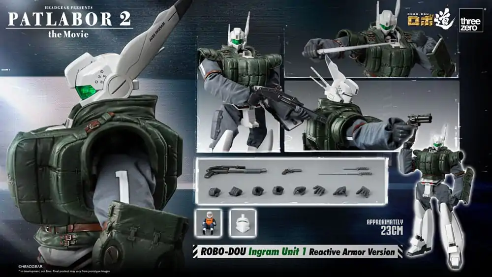 Patlabor 2: The Movie Robo-Dou Action Figure Ingram Unit 1 Reactive Armor Version 23 cm termékfotó