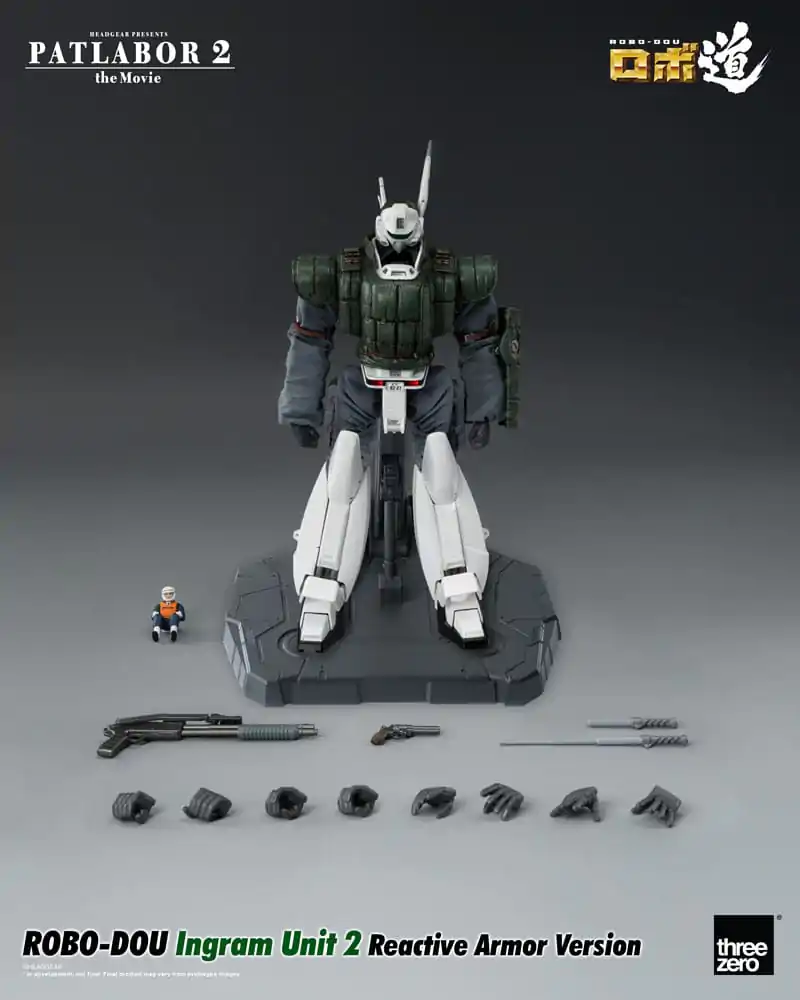 Patlabor 2: The Movie Robo-Dou Action Figure Ingram Unit 2 Reactive Armor Version 23 cm termékfotó