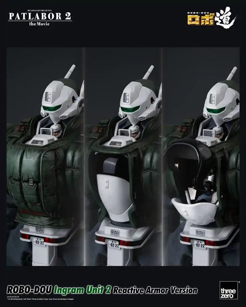 Patlabor 2: The Movie Robo-Dou Action Figure Ingram Unit 2 Reactive Armor Version 23 cm termékfotó