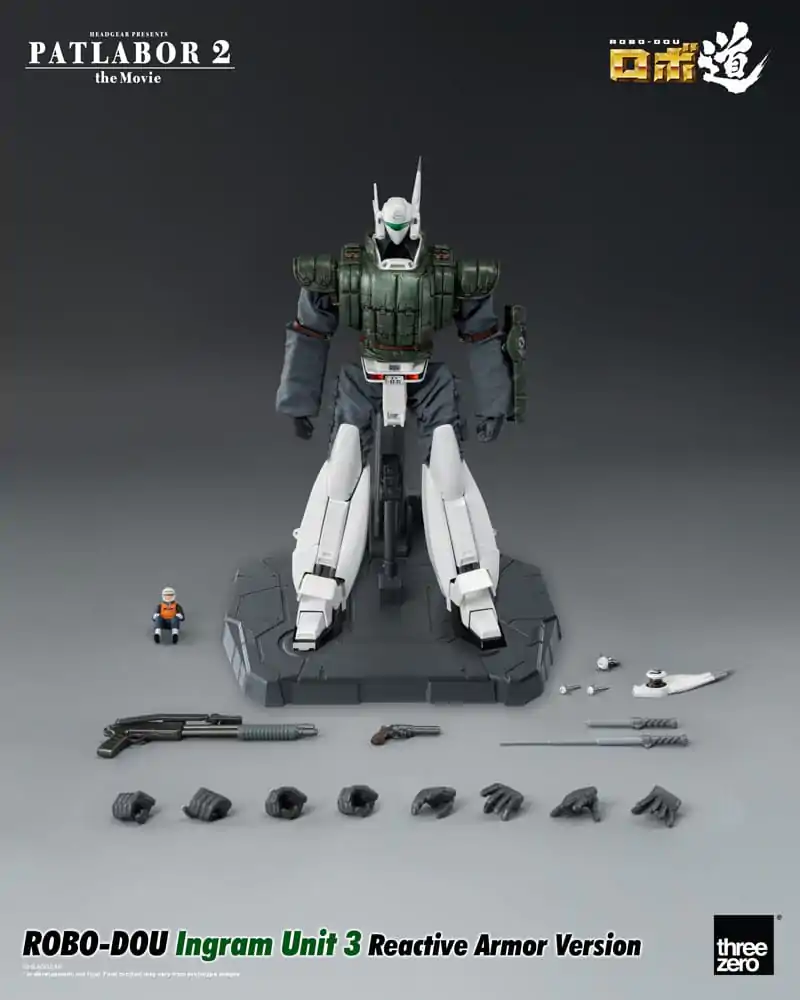 Patlabor 2: The Movie Robo-Dou Action Figure Ingram Unit 3 Reactive Armor Version 23 cm termékfotó