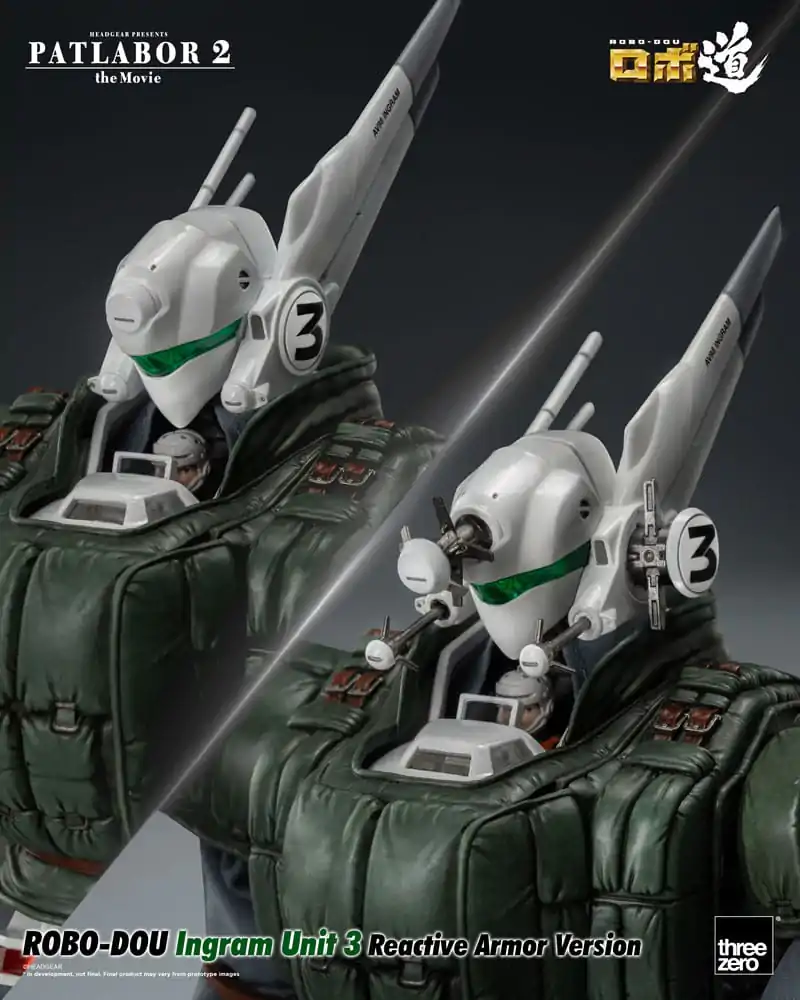 Patlabor 2: The Movie Robo-Dou Action Figure Ingram Unit 3 Reactive Armor Version 23 cm termékfotó