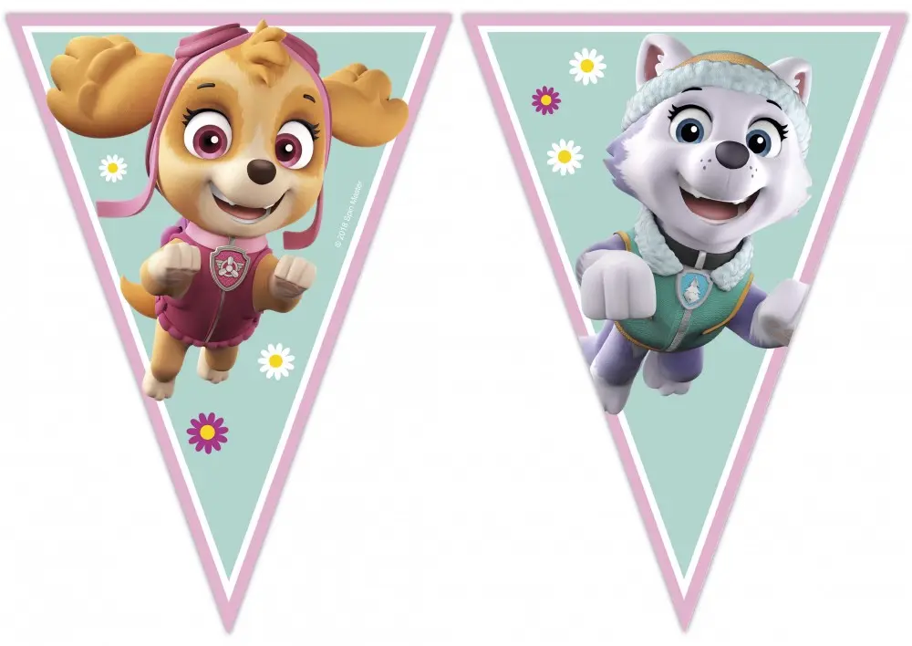 Paw Patrol Skye and Everest Flag Banner product photo