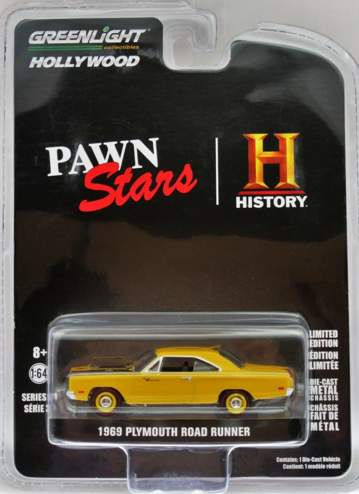 Pawn Stars Diecast Model 1/64 1969 Plymouth Road Runner product photo