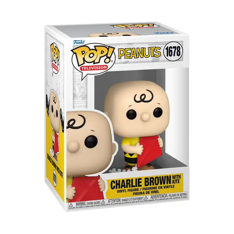 Peanuts Funko POP! Animation Figure Charlie Brown w/Kite 9 cm termékfotó