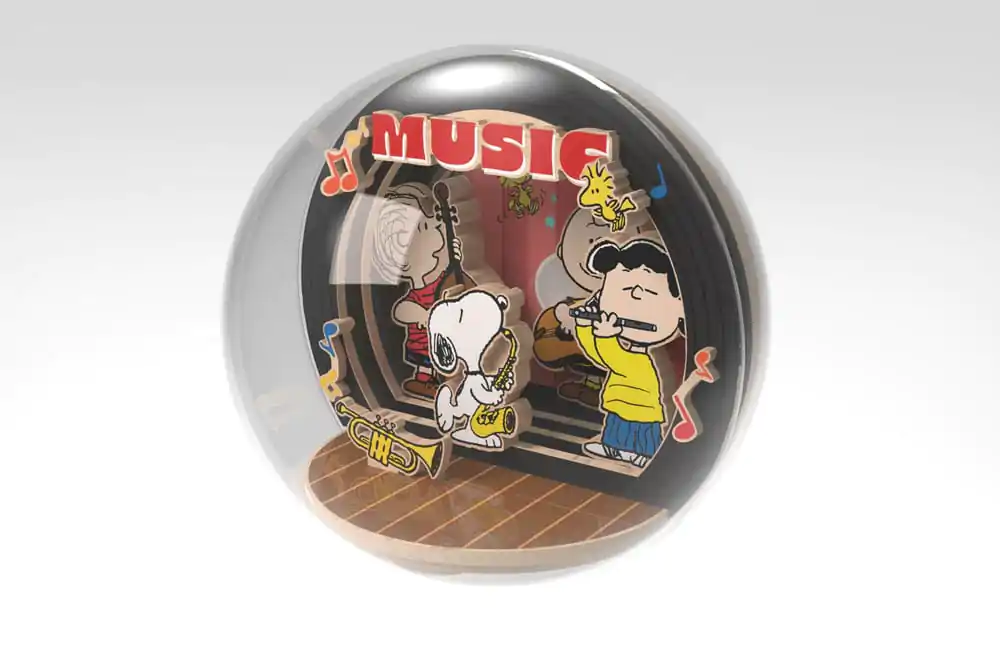Peanuts Puremind Model Kit Globe Wooden Theater Globe Night of Music product photo