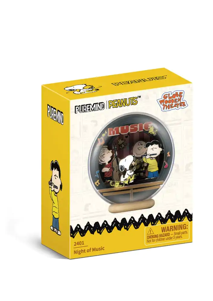 Peanuts Puremind Model Kit Globe Wooden Theater Globe Night of Music product photo
