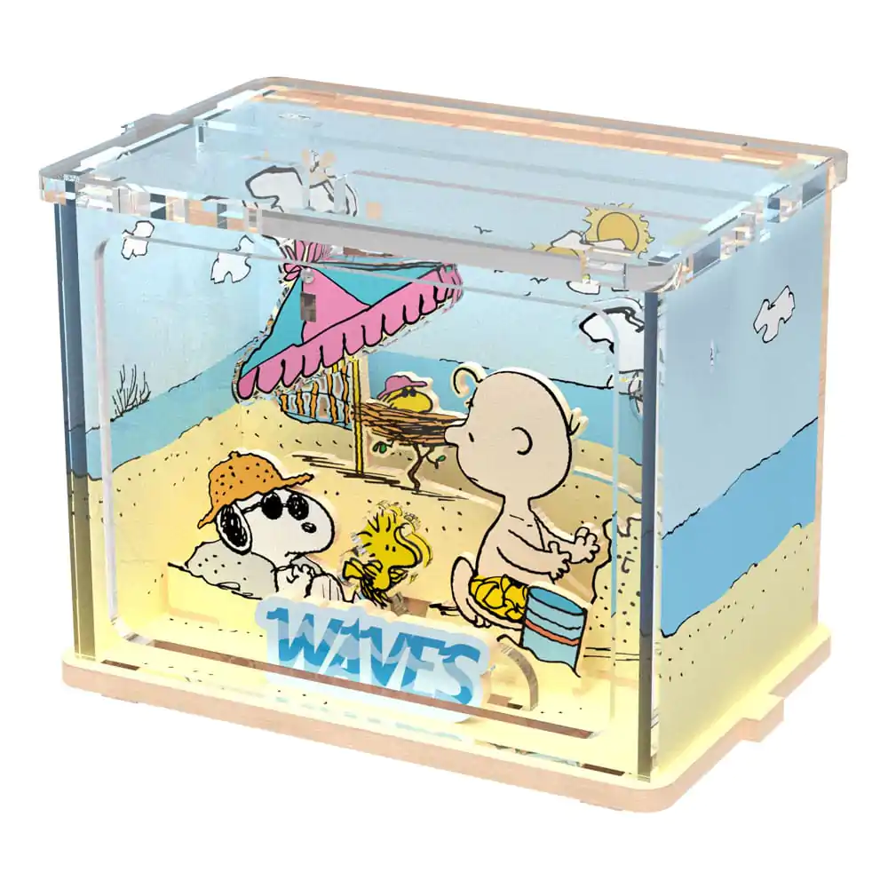 Peanuts Puremind DIY Construction Mini Scene Chilling at the Beach product photo