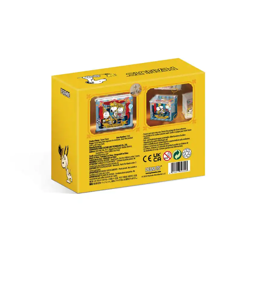 Peanuts Puremind DIY Construction Mini Scene Talent Show product photo