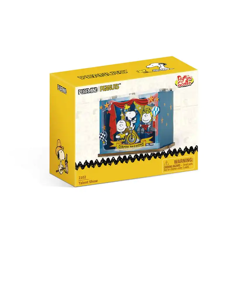 Peanuts Puremind DIY Construction Mini Scene Talent Show product photo