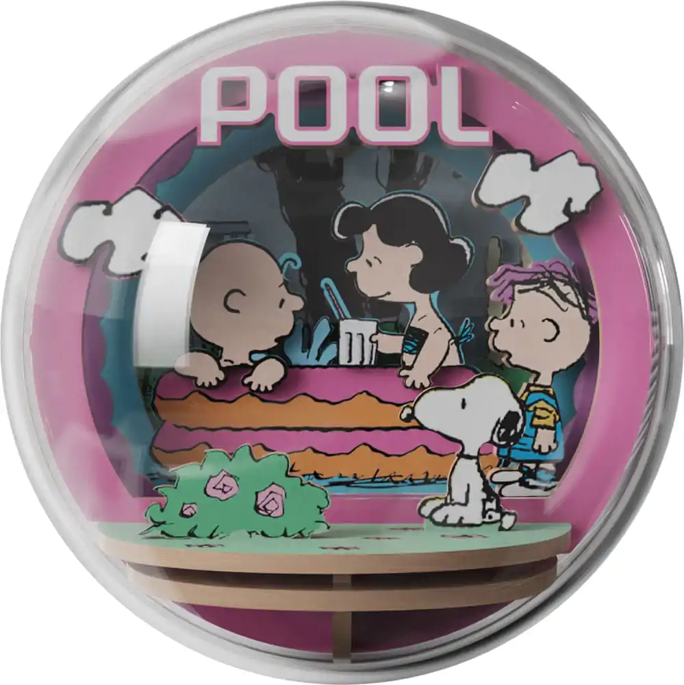 Peanuts Puremind Model Kit Wooden Theater Globe Cool Pool product photo