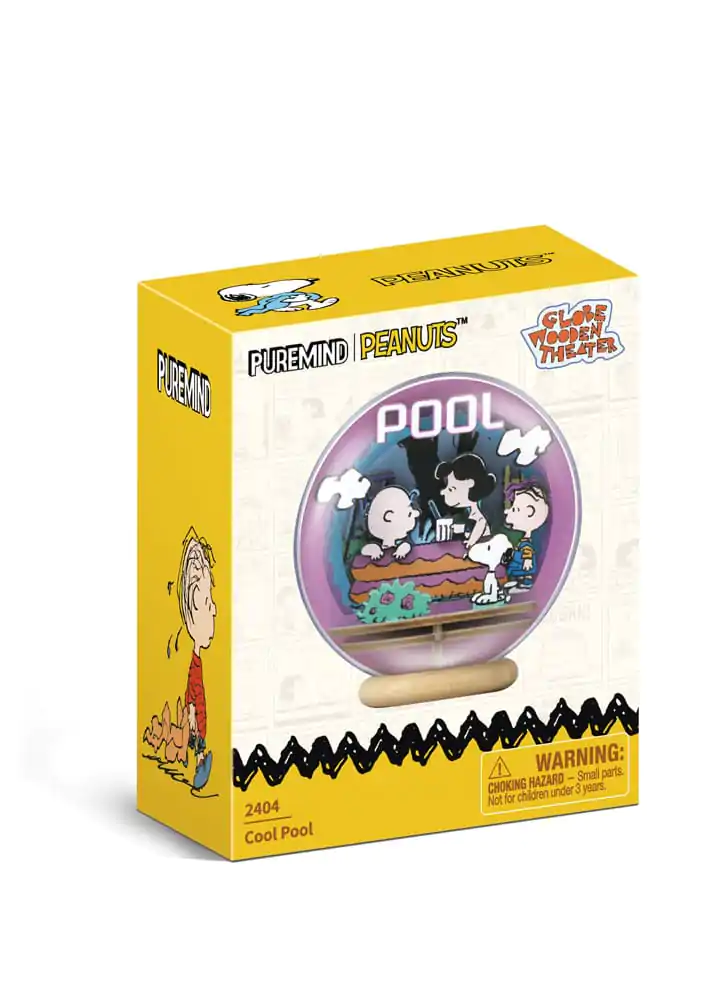 Peanuts Puremind Model Kit Wooden Theater Globe Cool Pool product photo