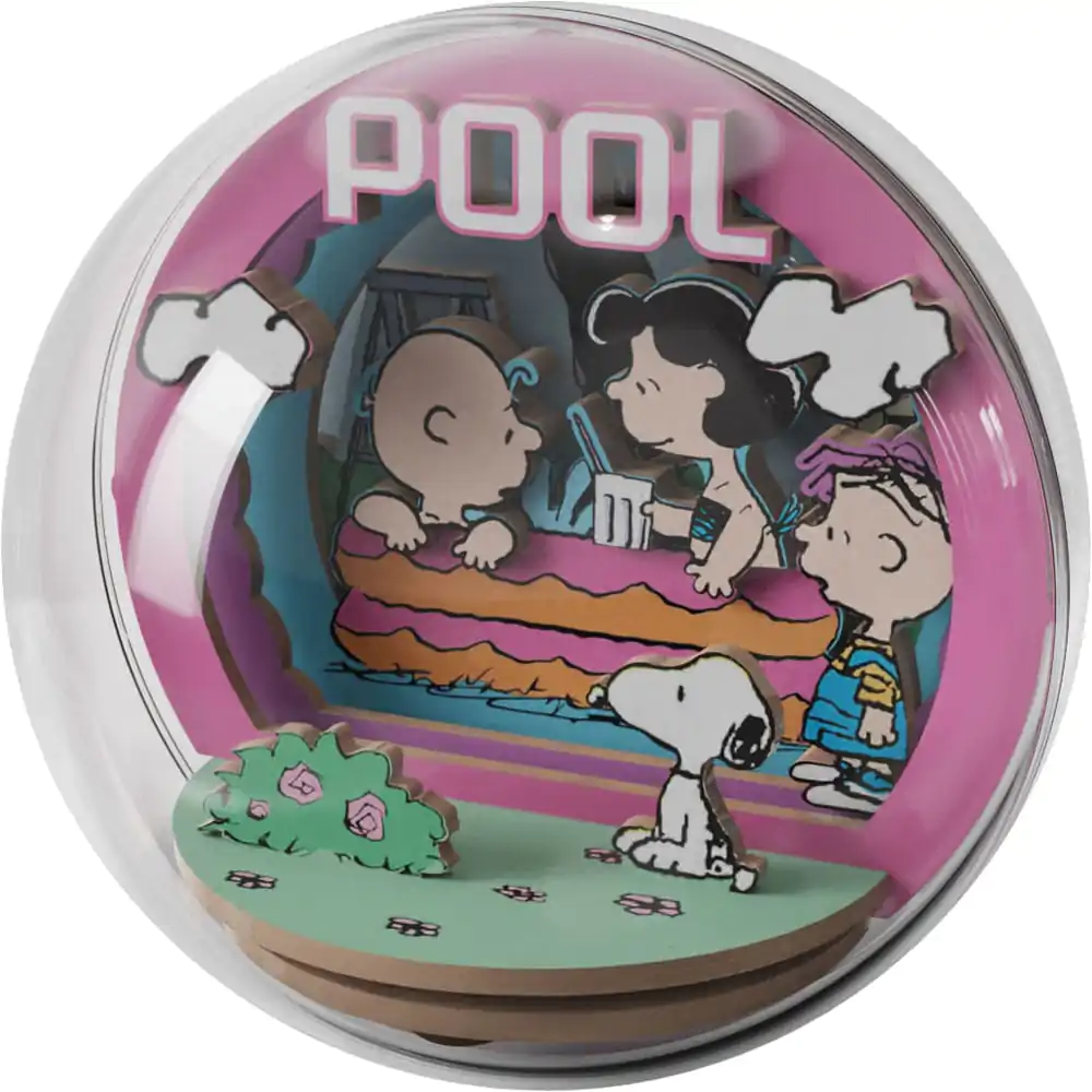 Peanuts Puremind Model Kit Wooden Theater Globe Cool Pool product photo