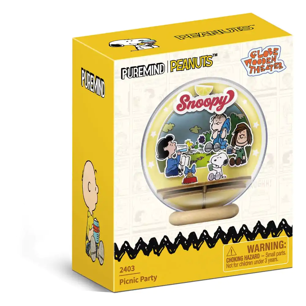 Peanuts Puremind Model Kit Wooden Theater Globe Picnic Party product photo