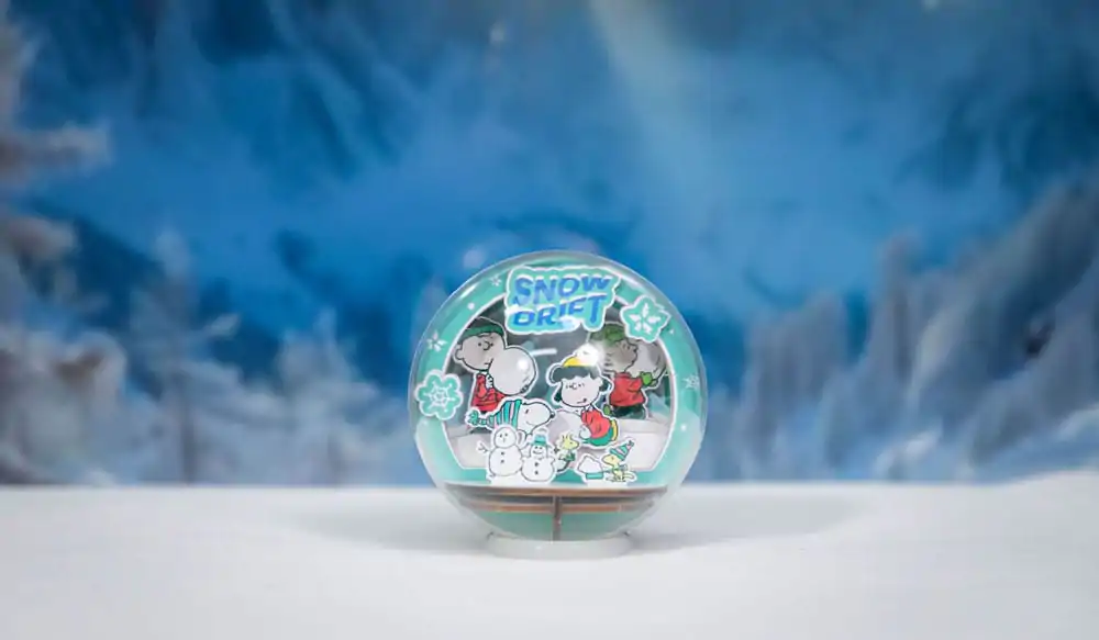 Peanuts Puremind Model Kit Wooden Theater Globe Snow Drift product photo