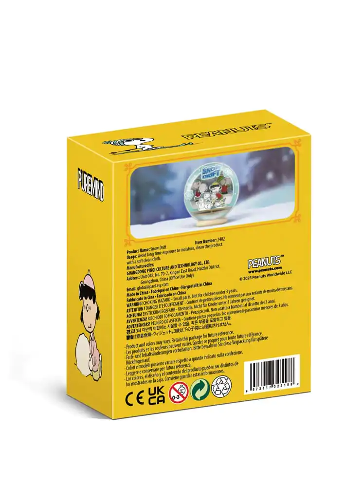Peanuts Puremind Model Kit Wooden Theater Globe Snow Drift product photo