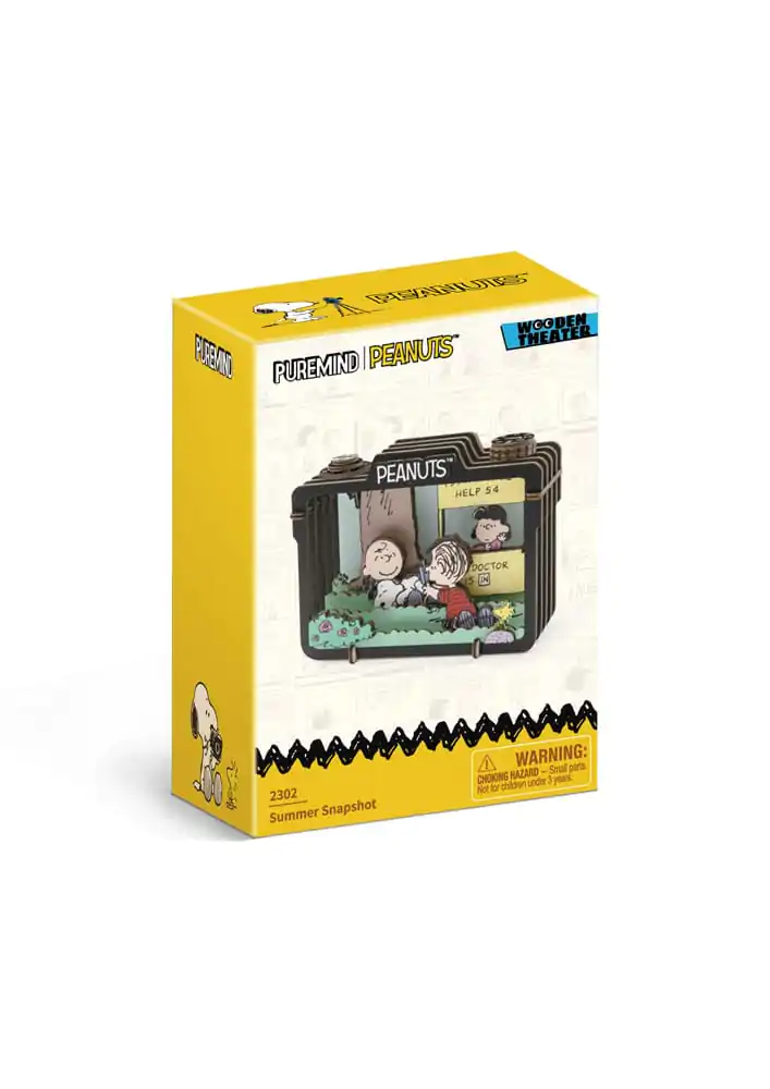 Peanuts Puremind Model Kit Wooden Theater Summer Snapshot product photo