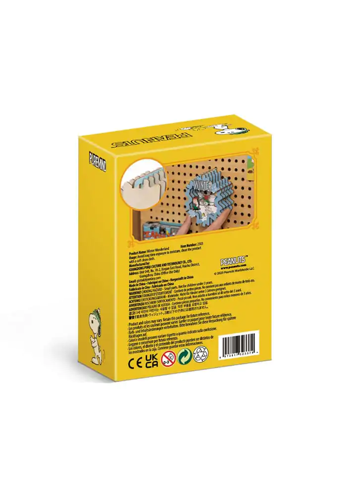 Peanuts Puremind Model Kit Wooden Theater Winter Wonderland product photo
