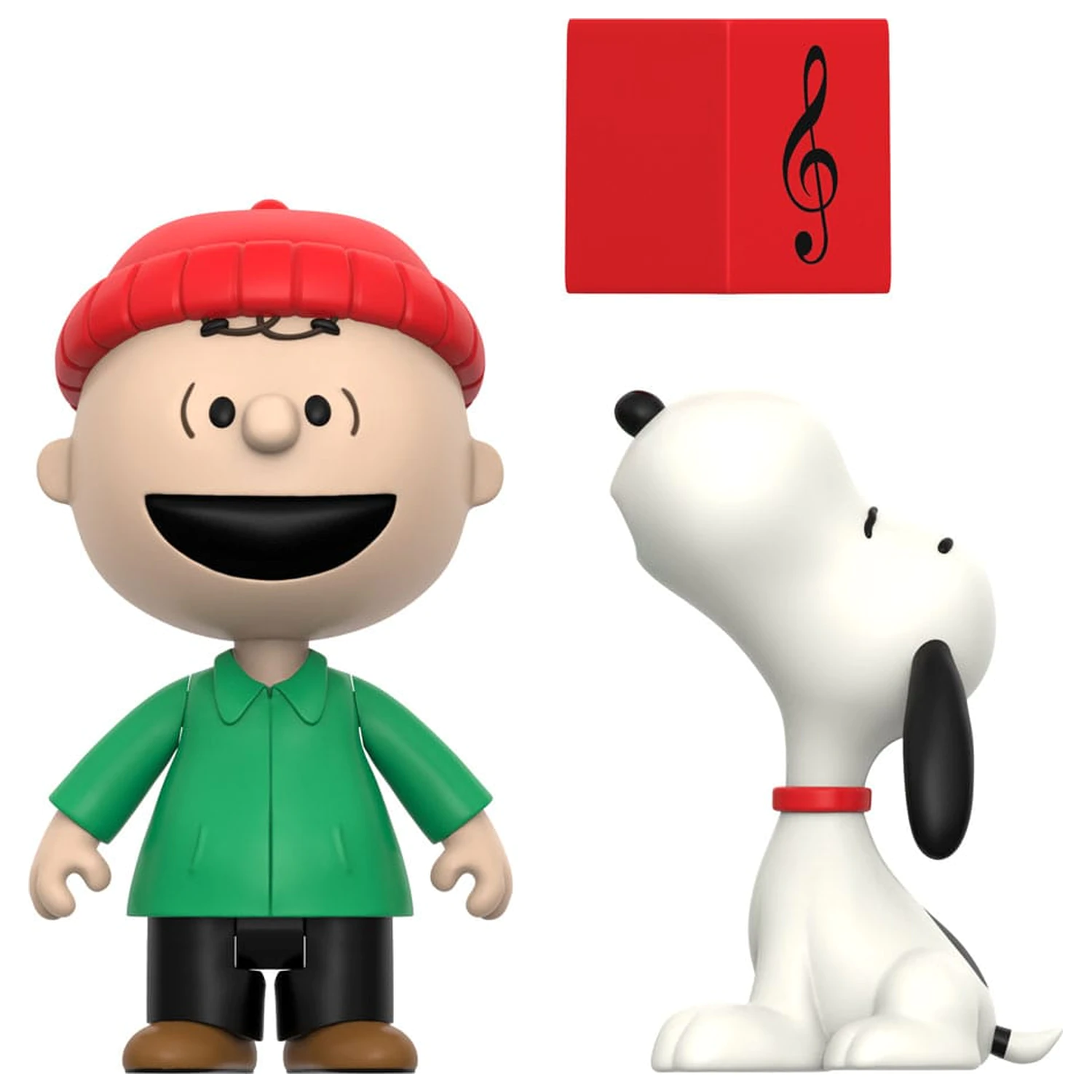 Peanuts ReAction Action Figures 2-Pack Brown and Snoopy (Caroling) 10 cm                     product photo