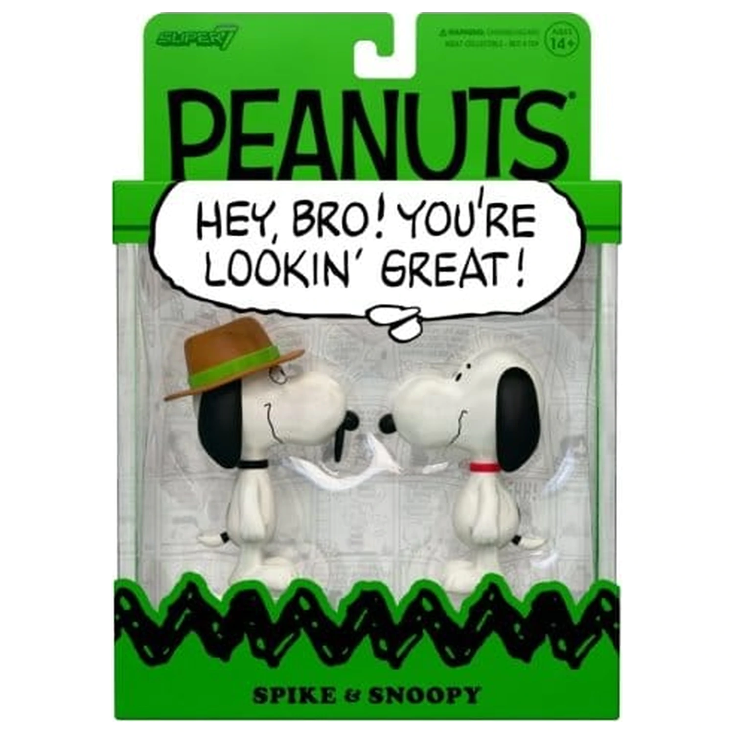 Peanuts ReAction Action Figures 2-Pack Snoopy & Spike 10 cm product photo