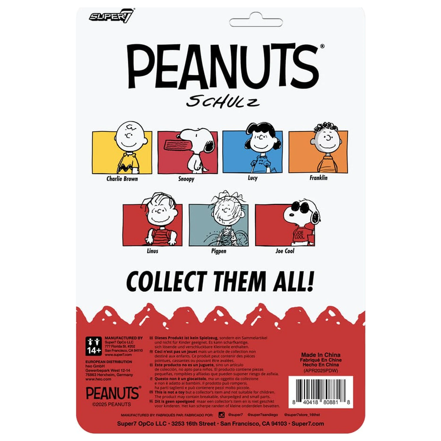 Peanuts ReAction Action Figure Wave 8 Linus 9 cm product photo
