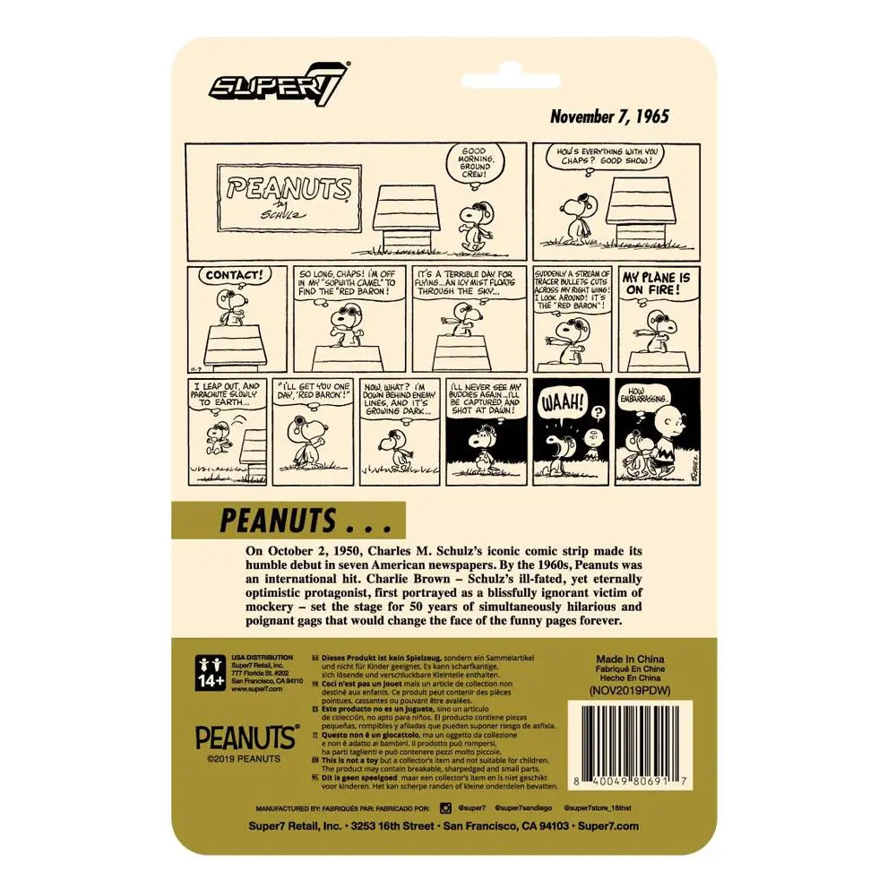 Peanuts ReAction Action Figure Wave 2 Snoopy Flying Ace 10 cm product photo