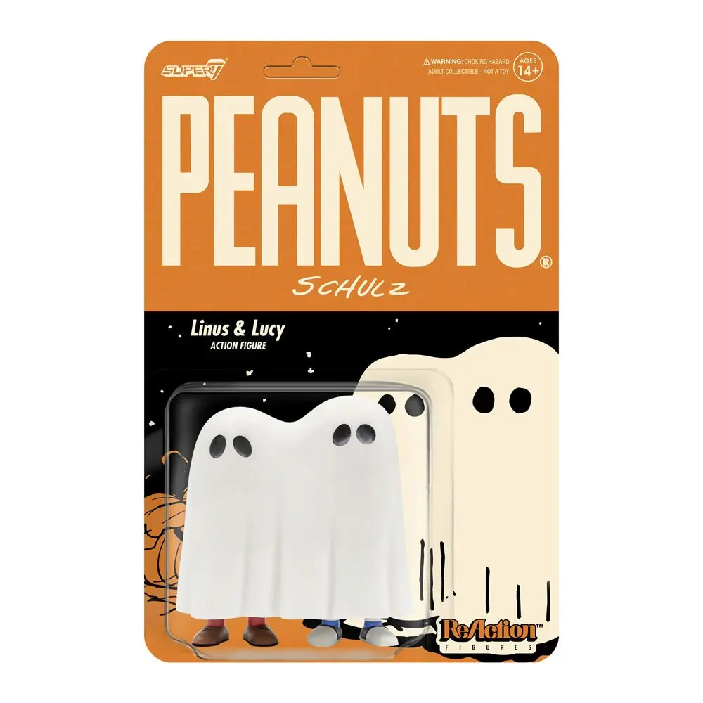 Peanuts ReAction Action Figure Wave 4 Linus & Lucy Ghost 9 cm product photo