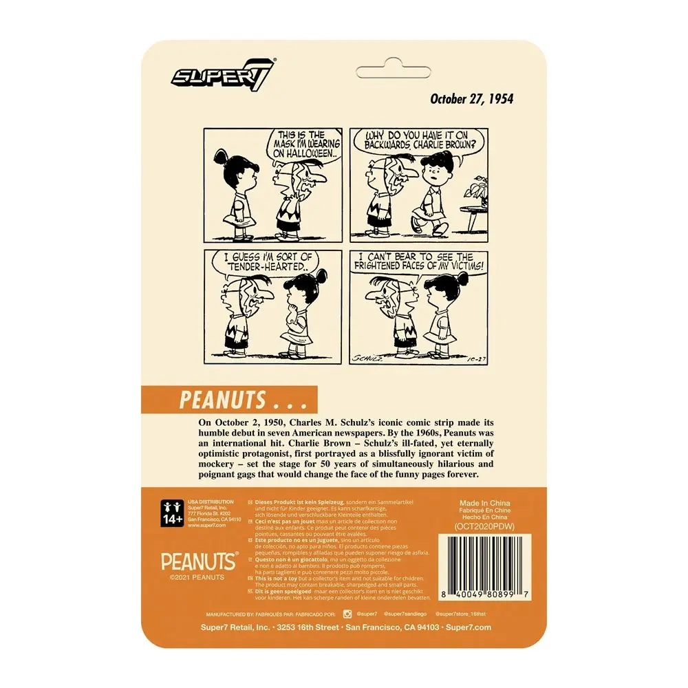 Peanuts ReAction Action Figure Wave 4 Masked Charlie Brown 9 cm product photo