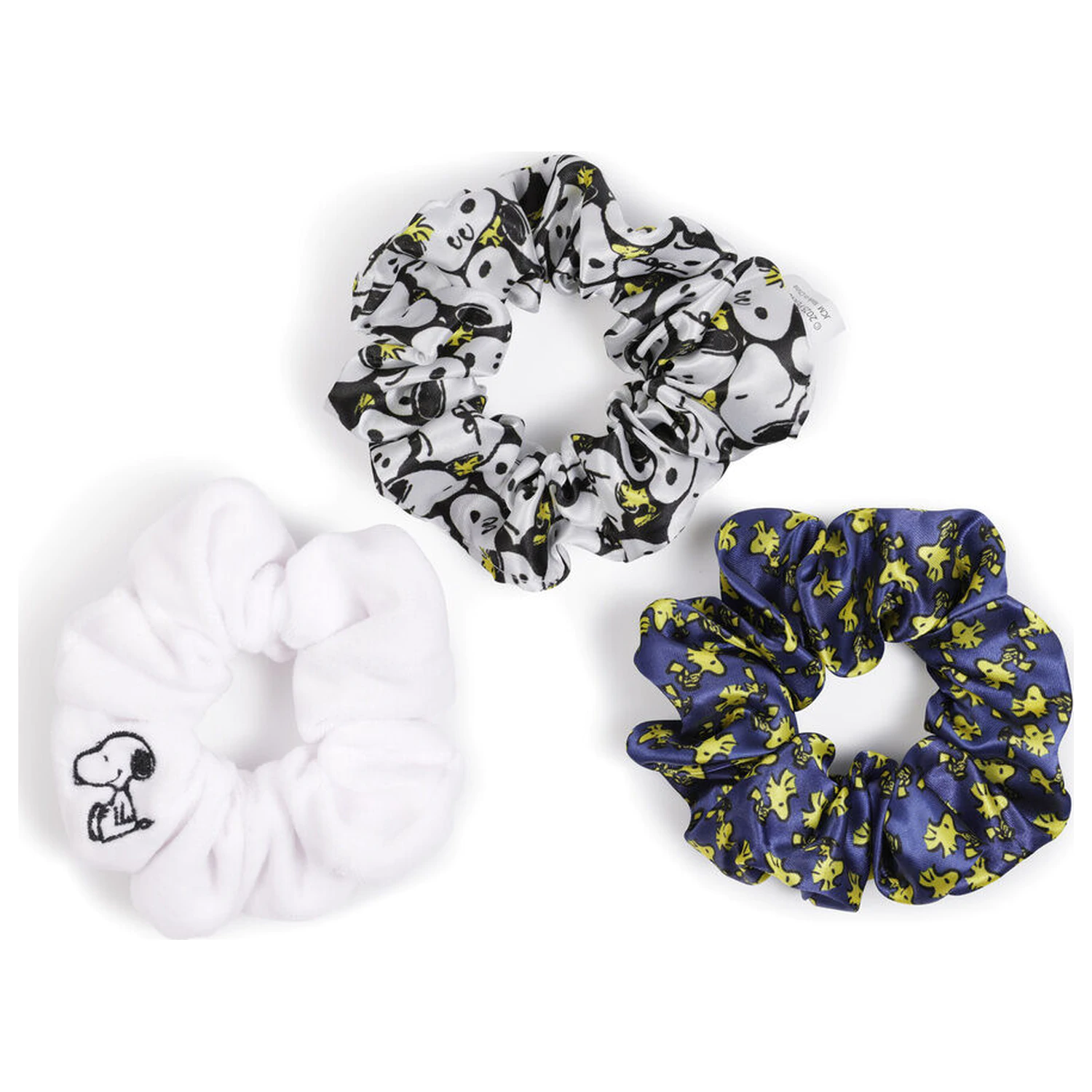 Peanuts Snoopy 3 hair scrunchie set product photo