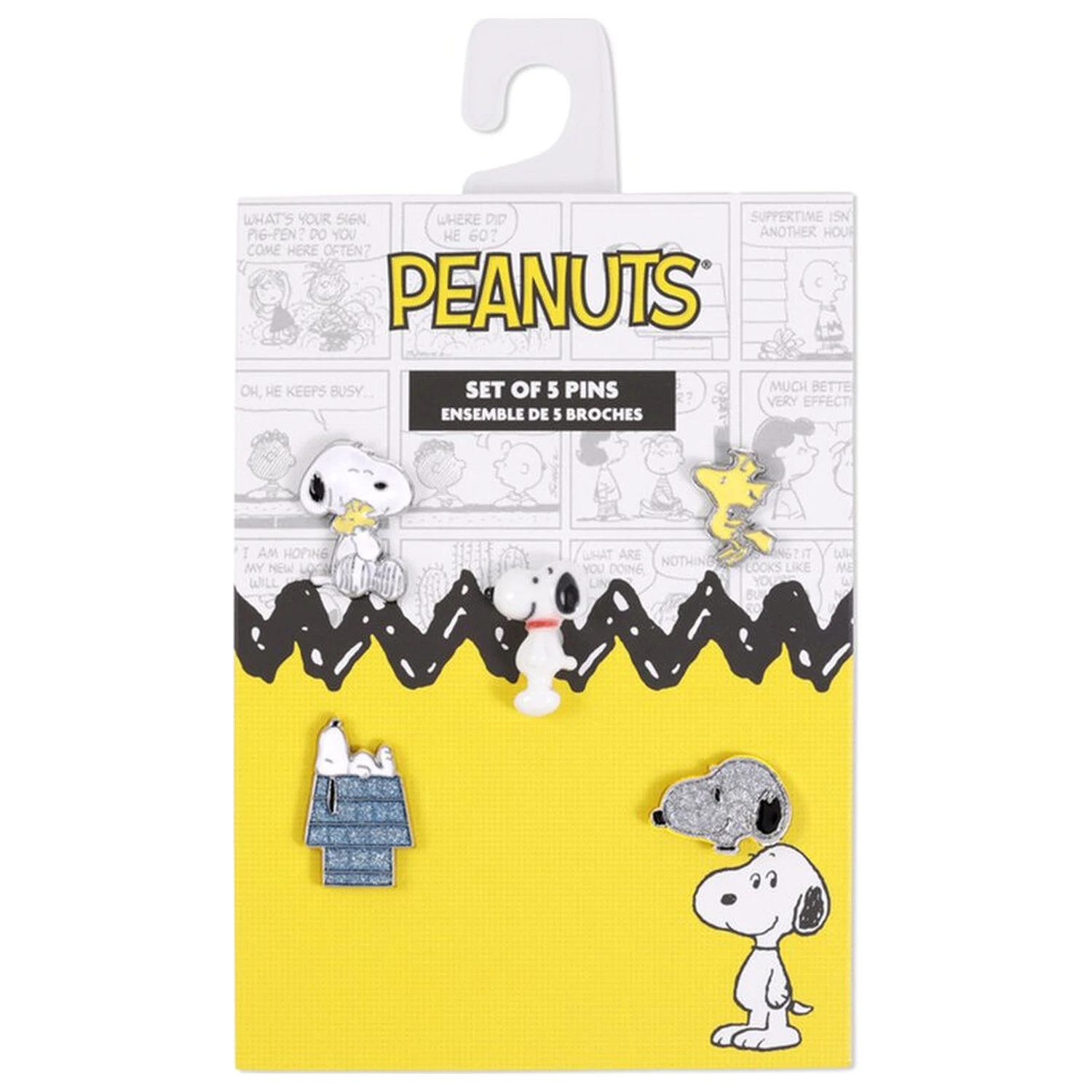 Peanuts Snoopy 5 pin set product photo