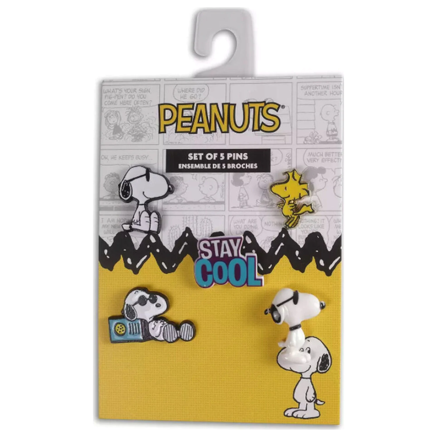 Peanuts Snoopy 5 pin set product photo