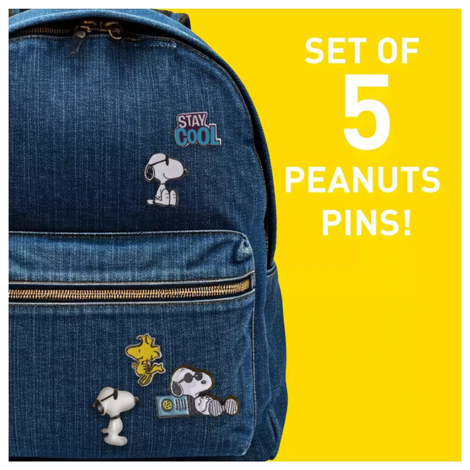 Peanuts Snoopy 5 pin set product photo