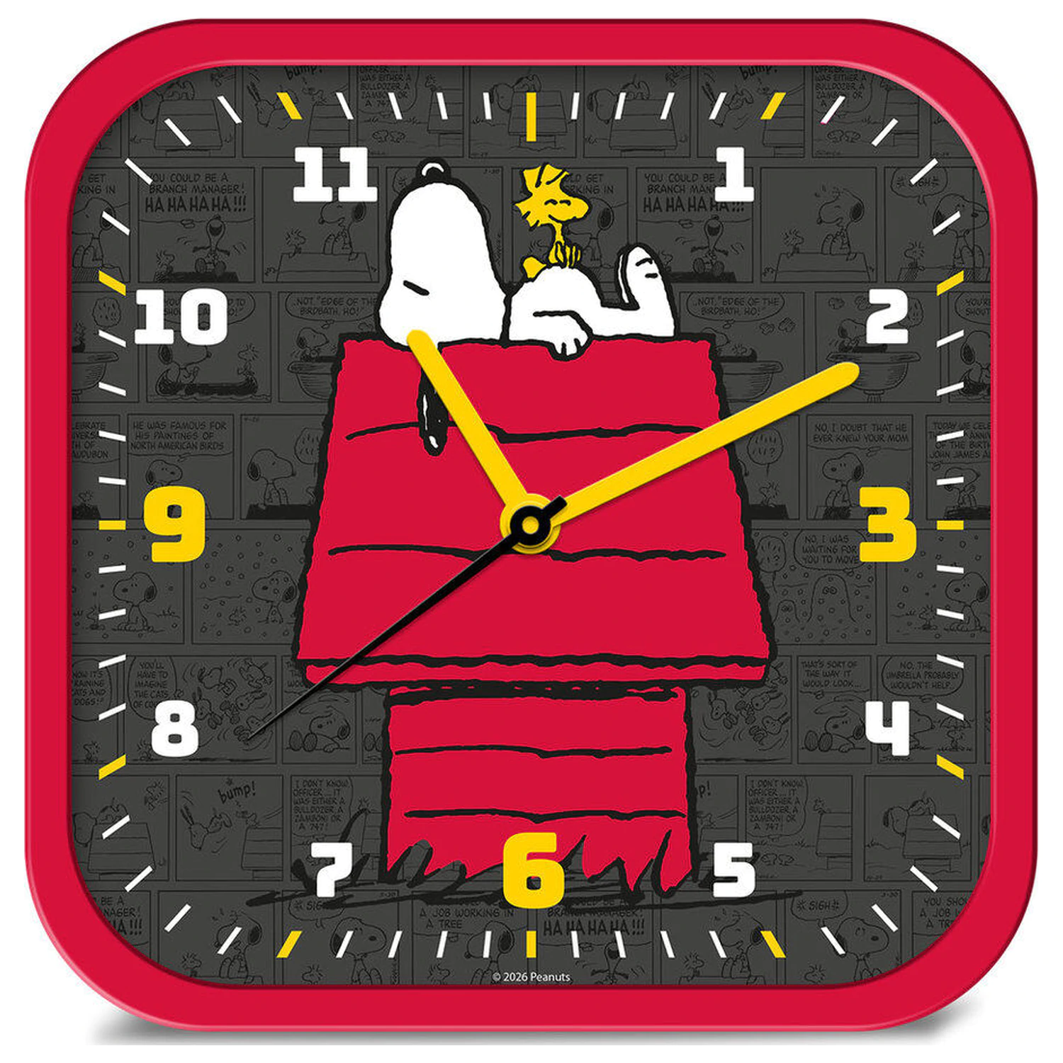 Peanuts Snoopy wall clock product photo