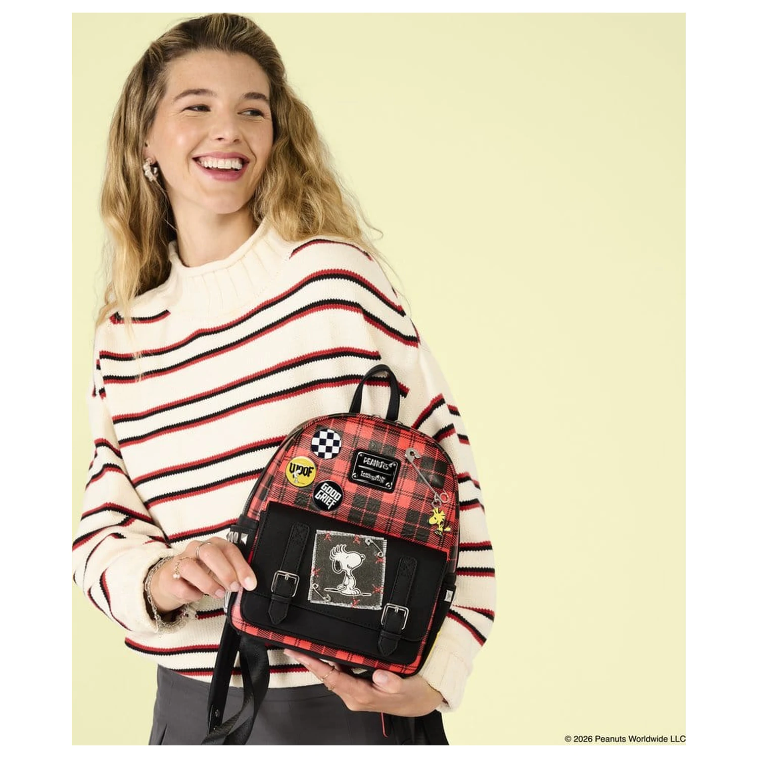 Peanuts by Loungefly Mini Backpack Snoopy Grunge product photo
