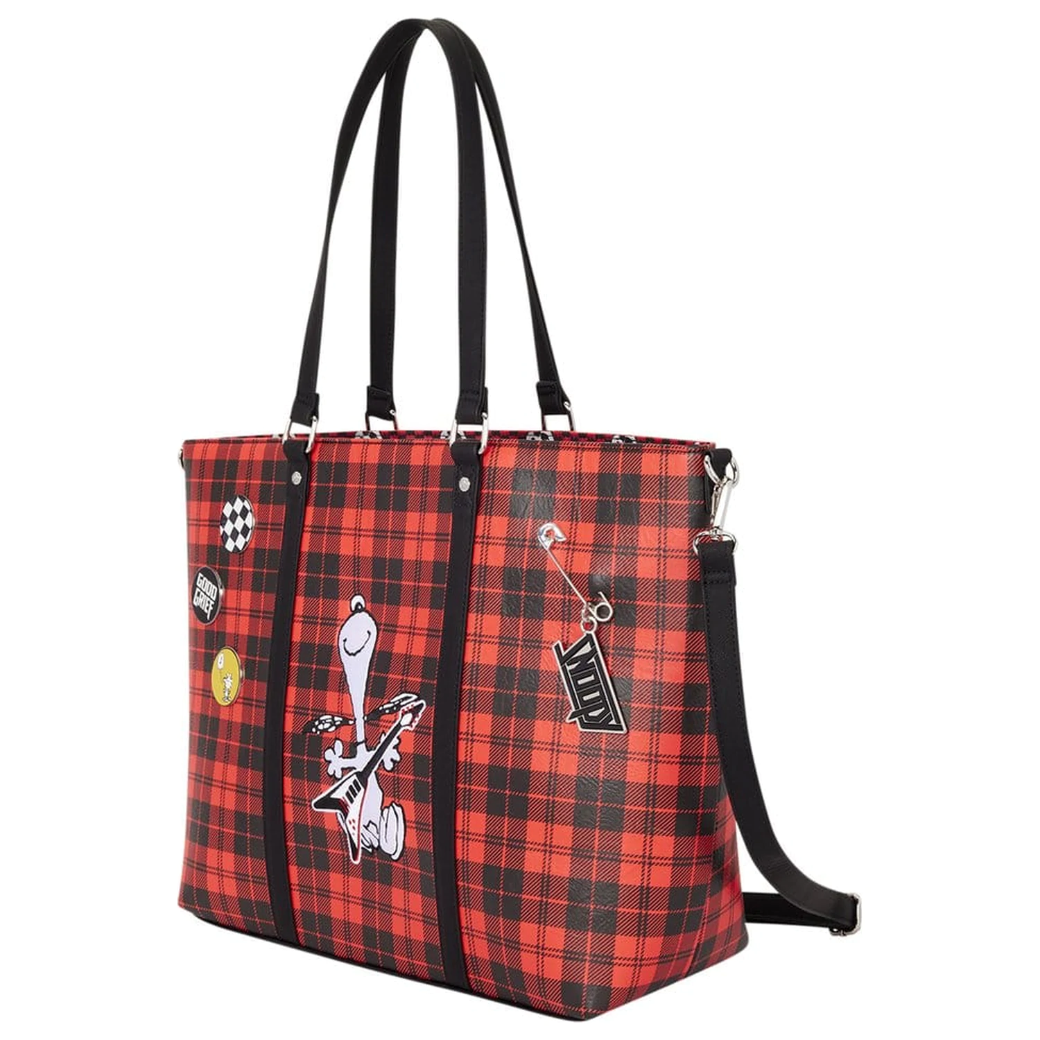 Peanuts by Loungefly Canvas Tote Bag Snoopy Grunge product photo